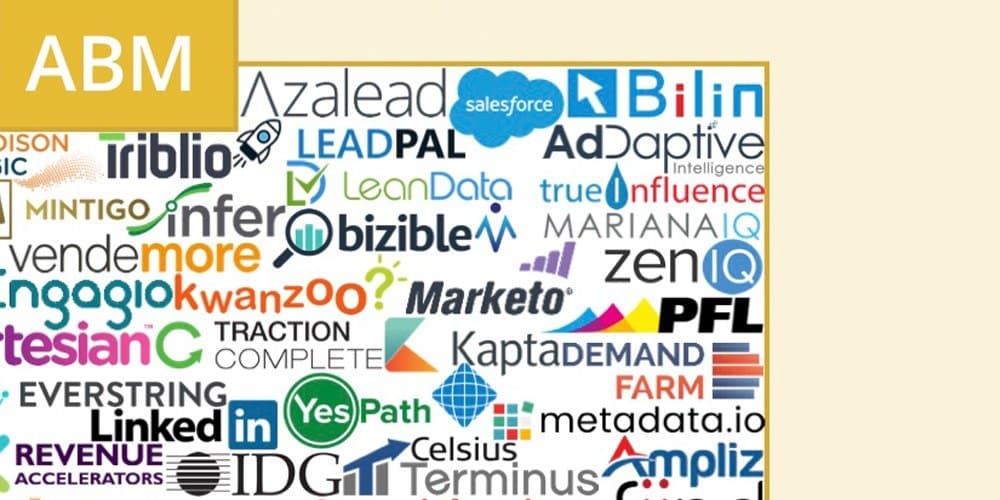 Technology logos for account-based marketing platforms