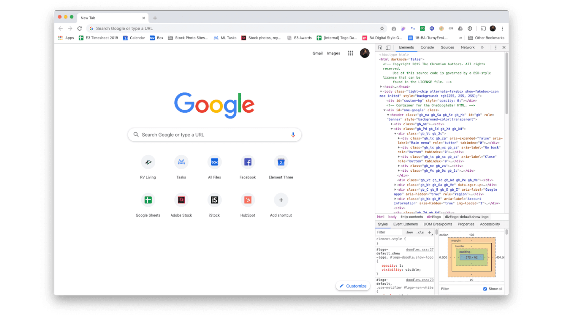 Screenshot of browser developer tools showing HTML code inspection