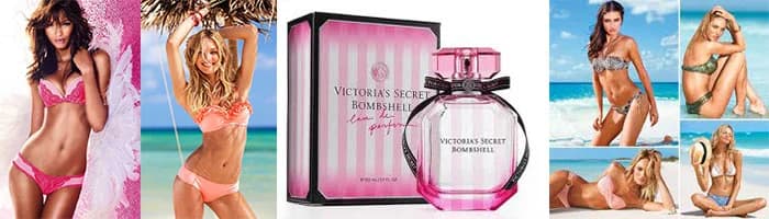 Victoria's Secret fragrance perfume bottle and packaging