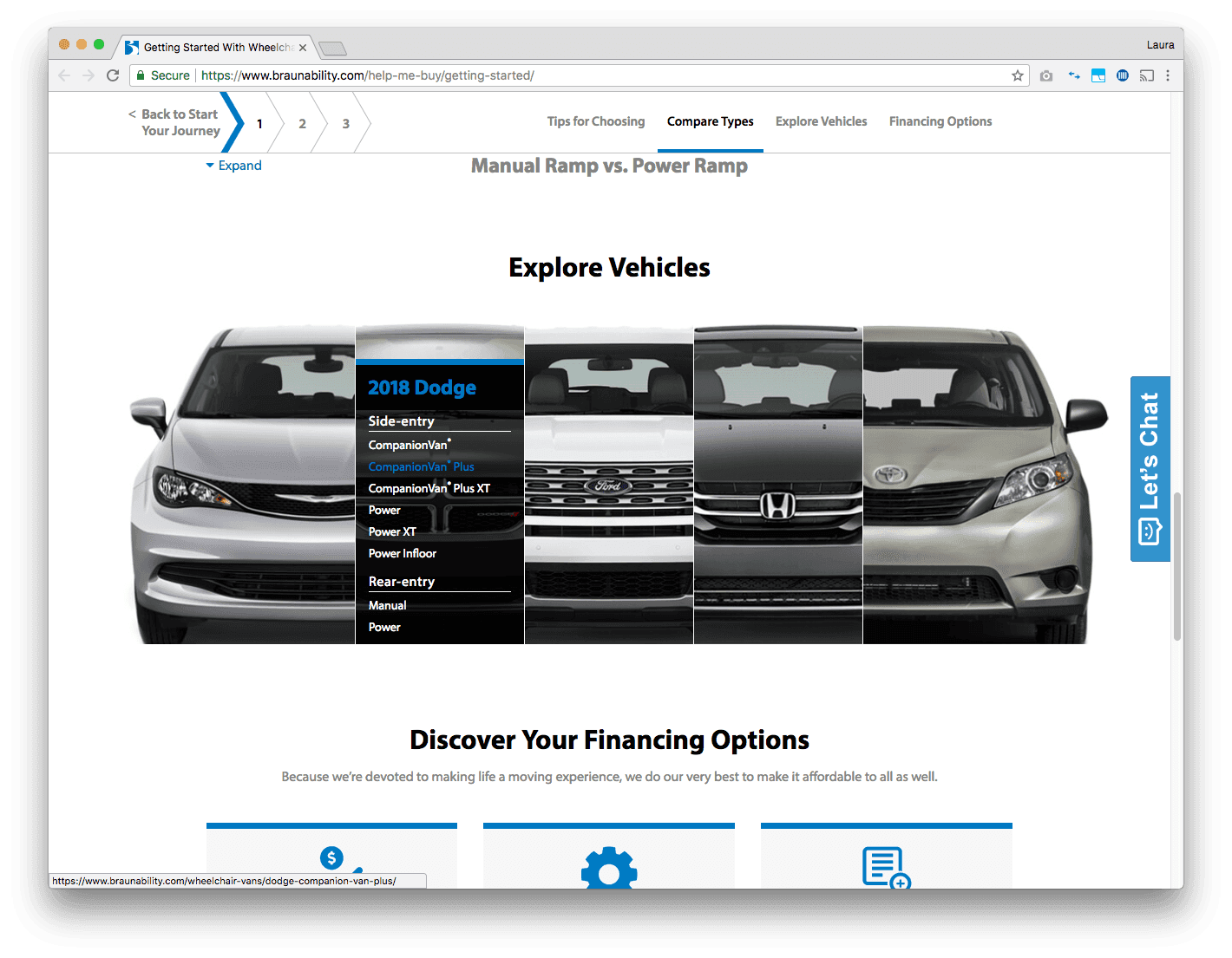 Content hub platform interface showing services structure