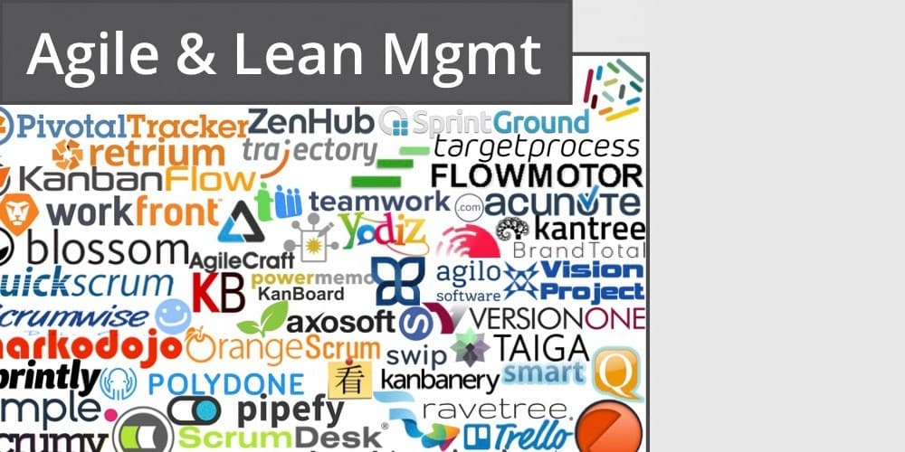 Business intelligence and data science software logos word cloud