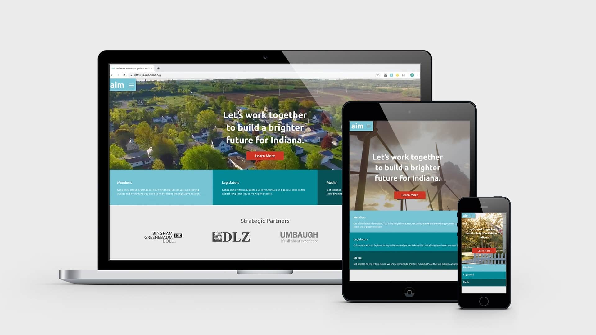 Aim's Rebrand and Website Launch