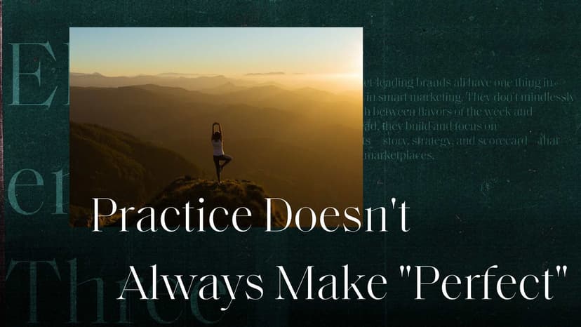 Marketing Is a Practice, Not a Process