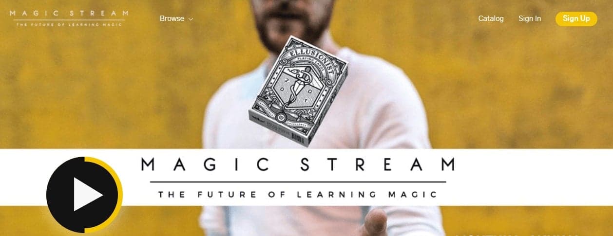 MagicStream online platform homepage