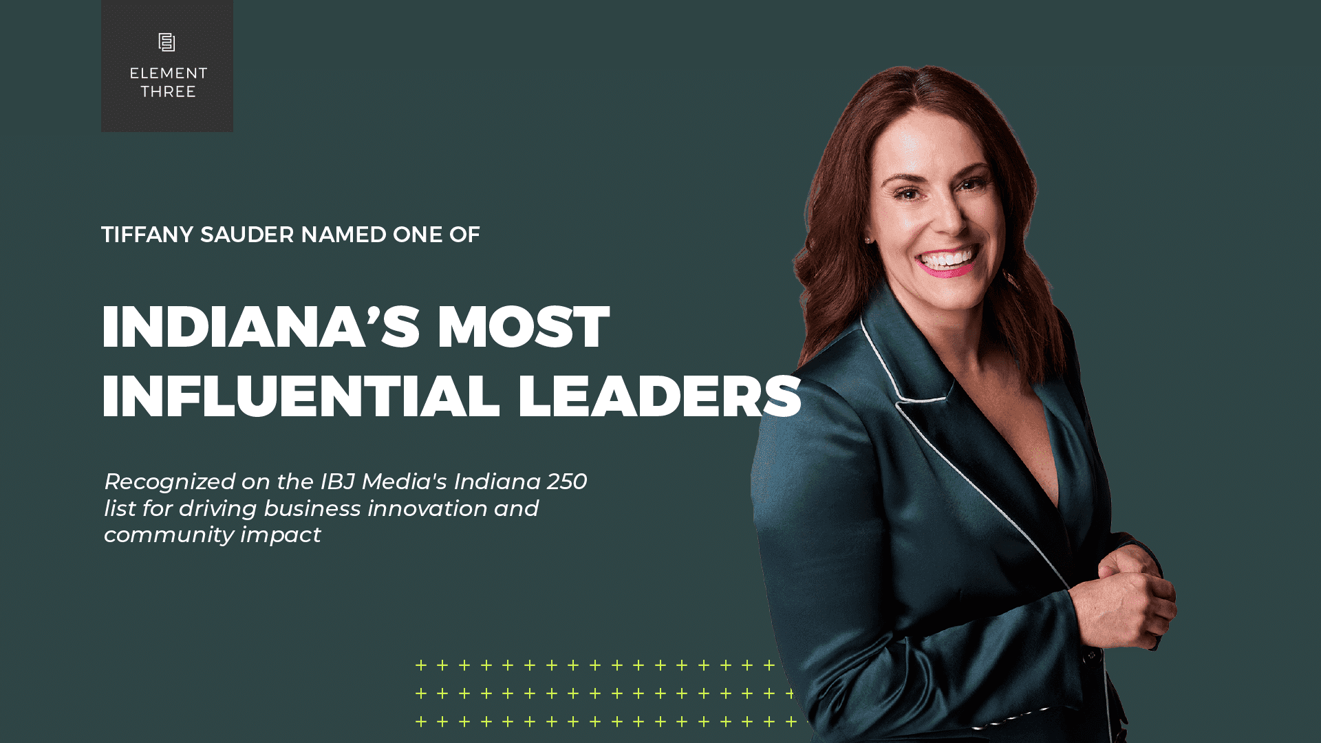 Tiffany Sauder Named to IBJ Media’s Indiana 250 List of Influential Hoosiers