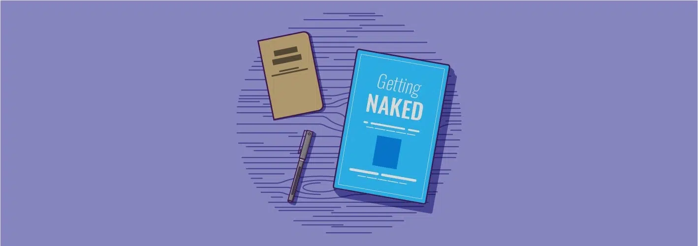getting naked book illustration
