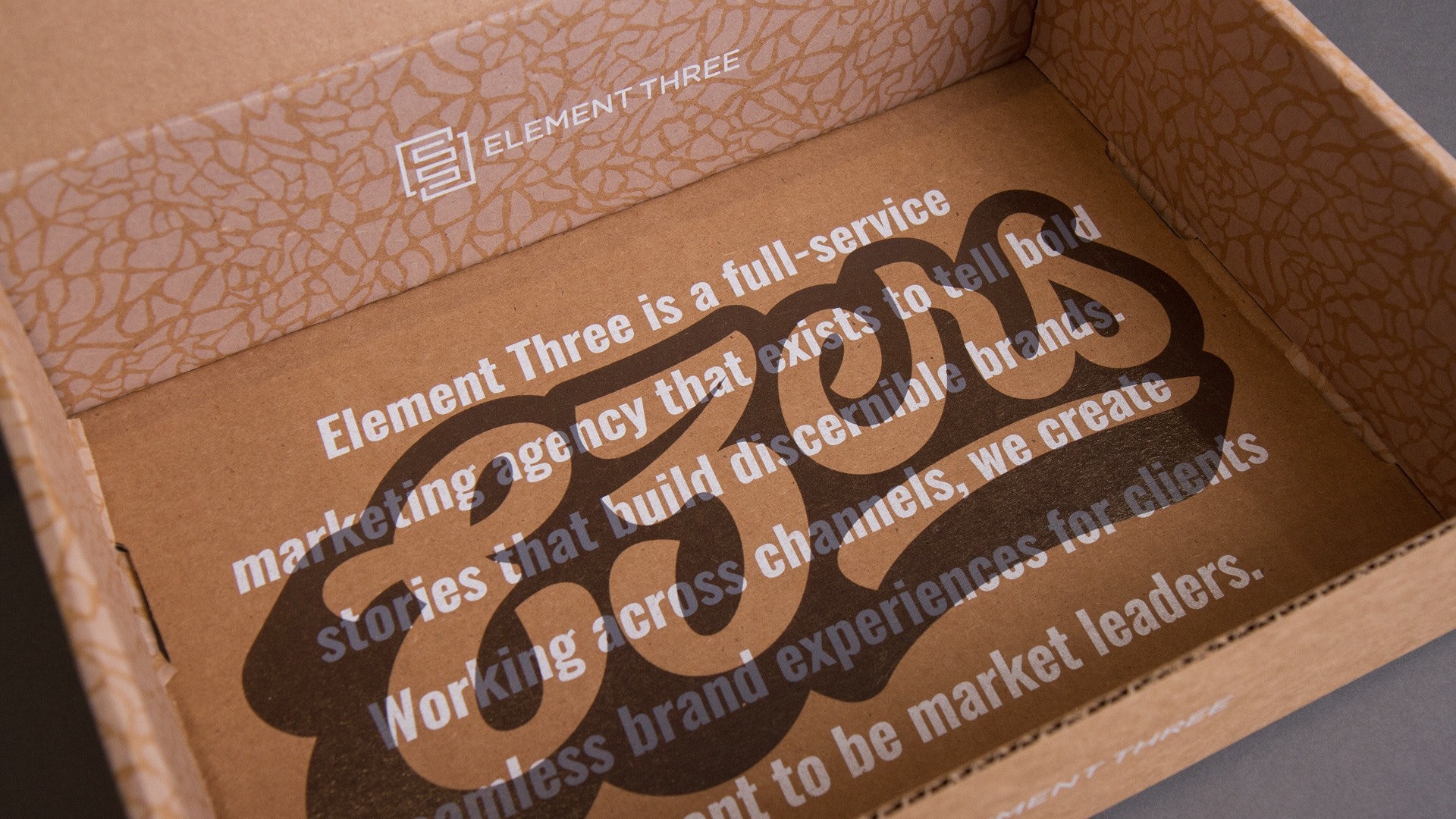 Element Three Onboarding Kit Detail