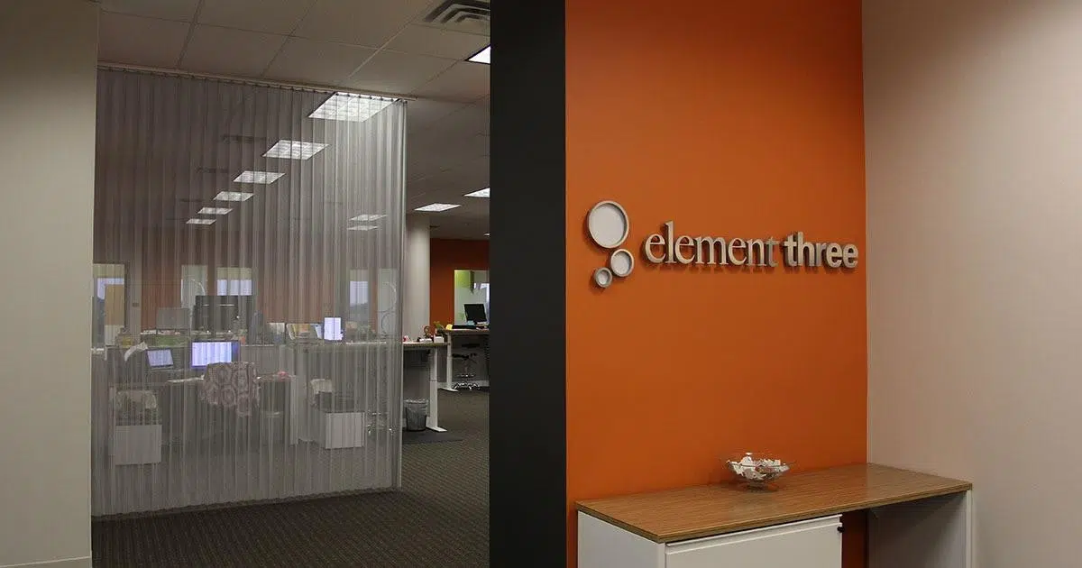 element three office entryway