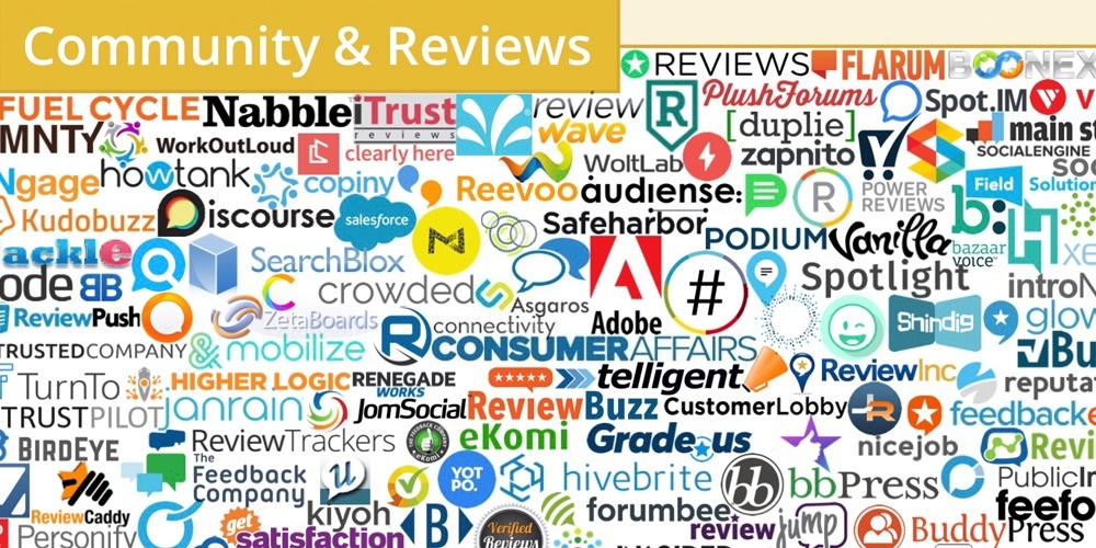 martech community and reviews