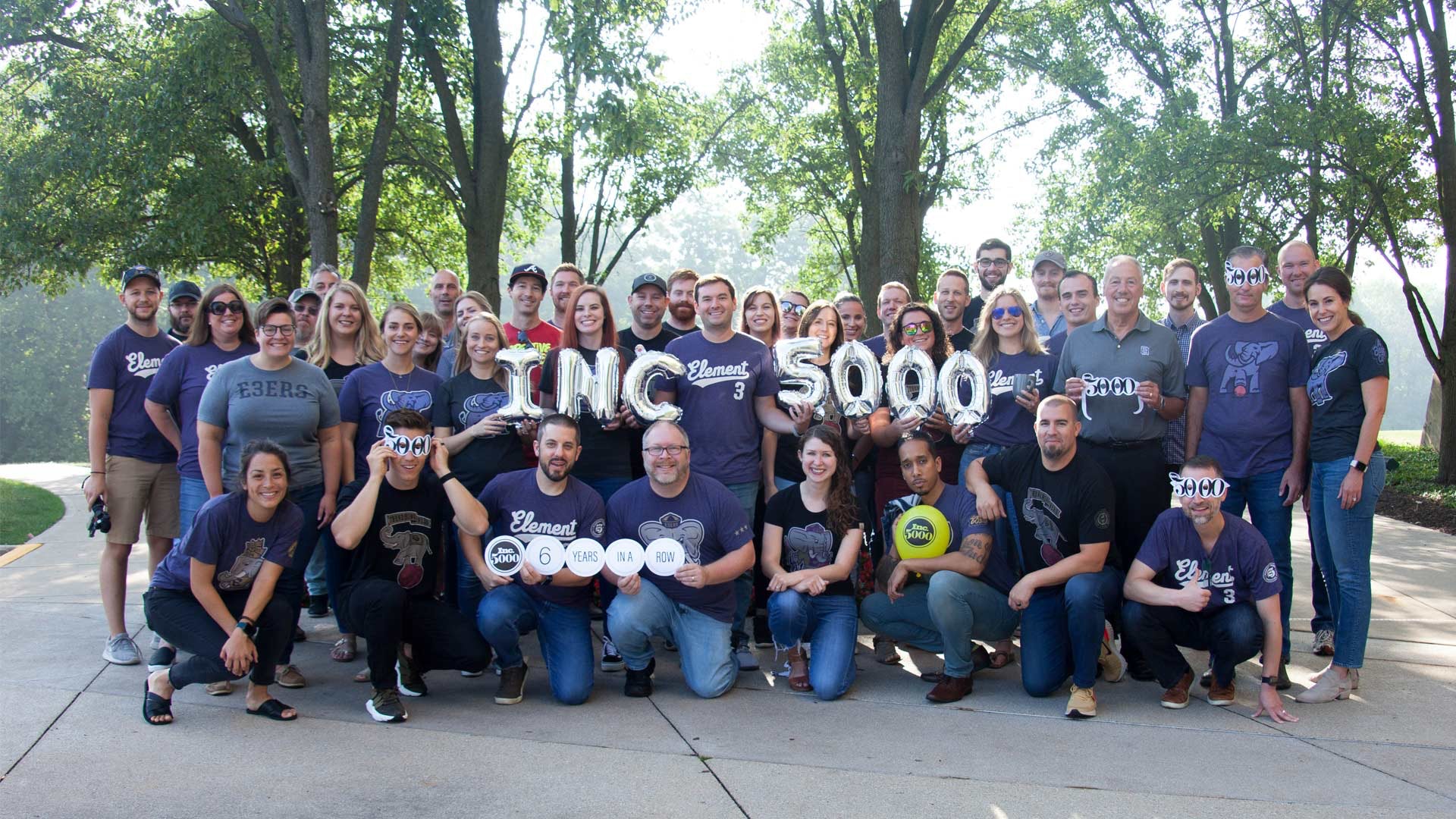 Element Three Ranks on Inc. 5000 List for Sixth Consecutive Year