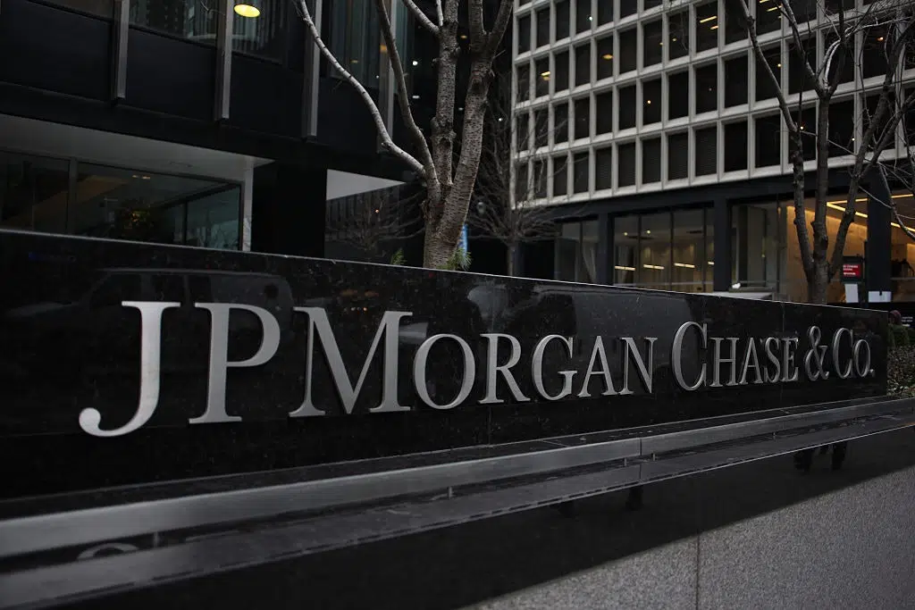 JP Morgan Chase Building Sign