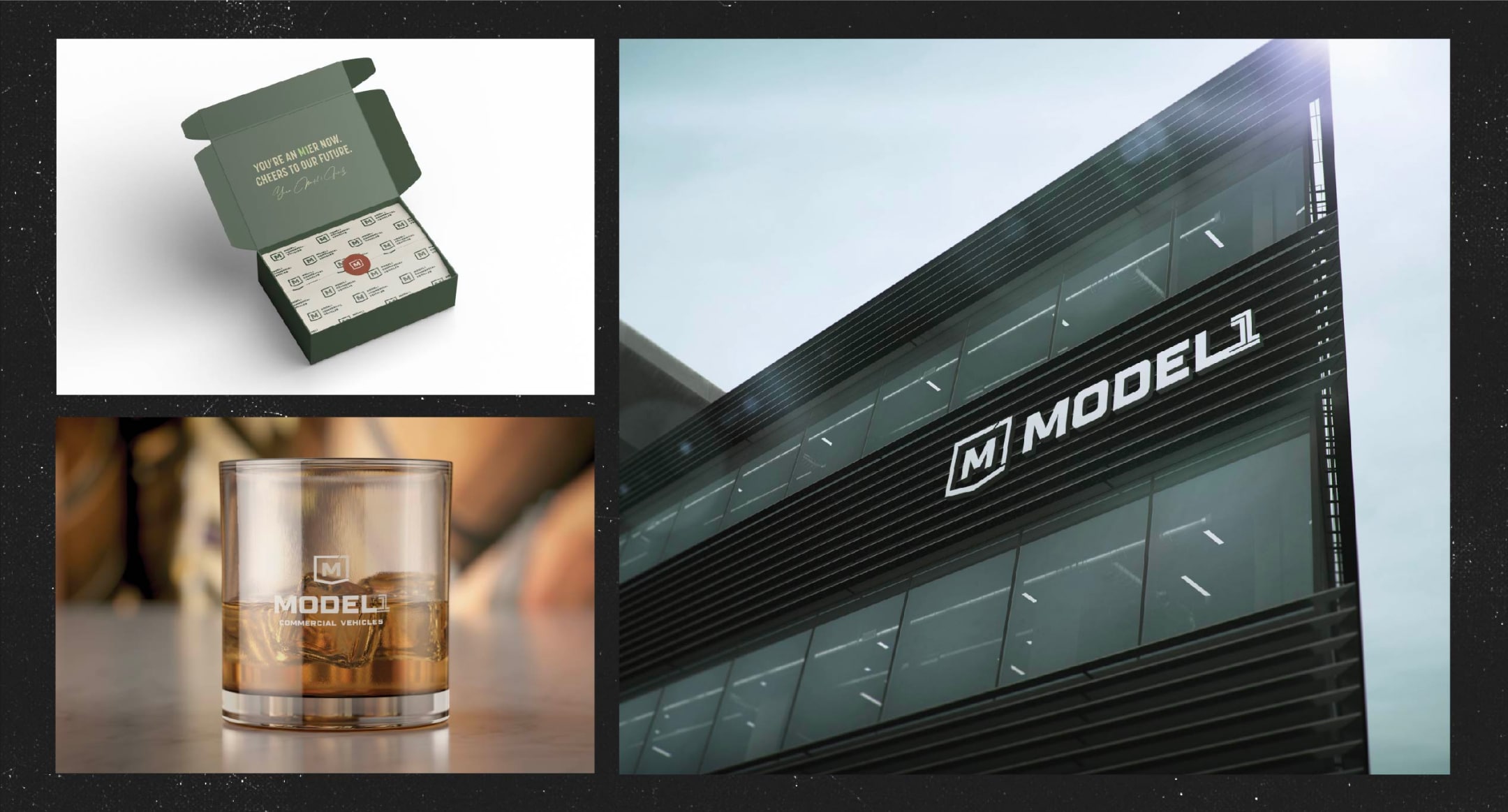 Model 1 Branded Assets collage building glass