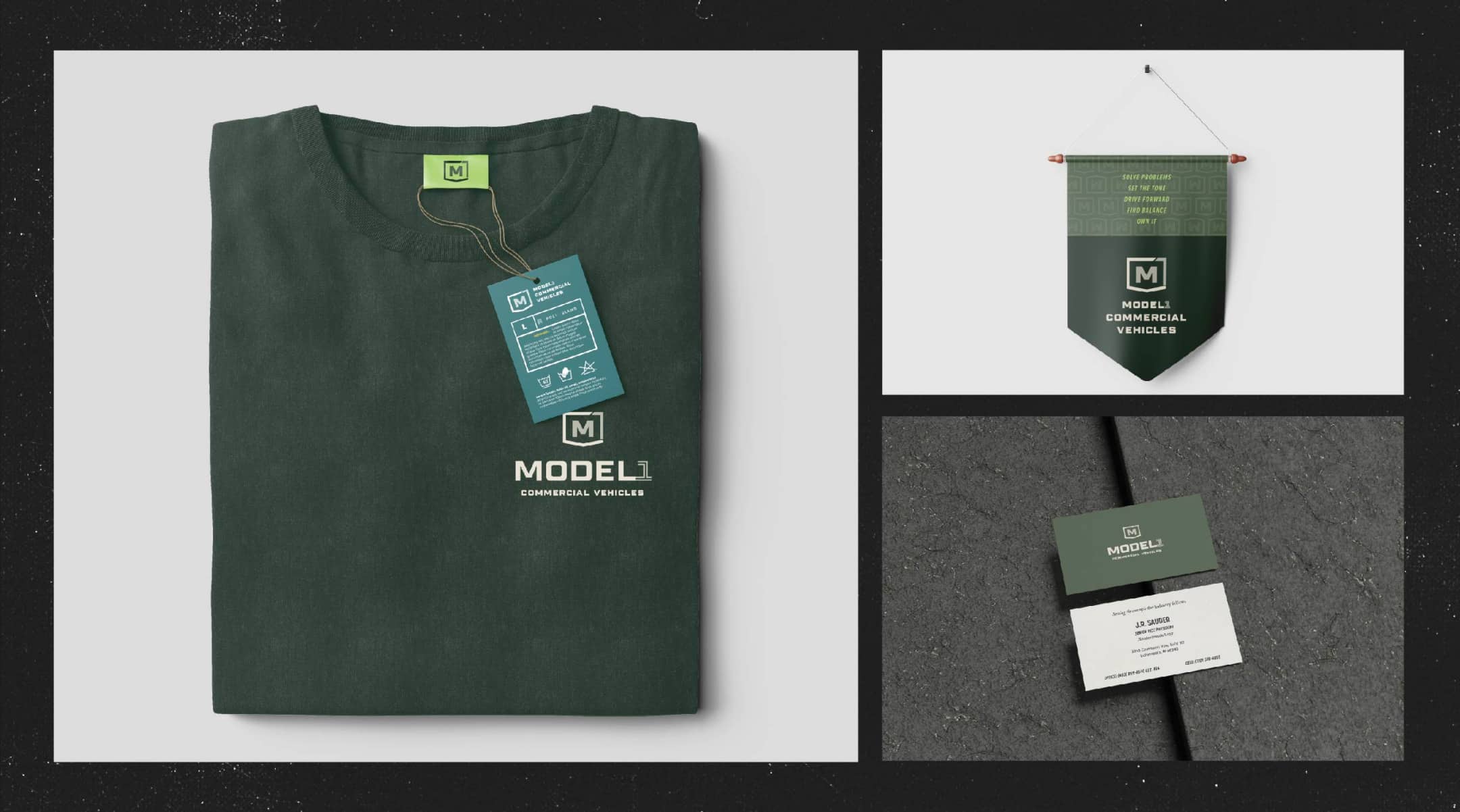 Model 1 Branded Assets collage t-shirt